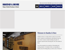 Tablet Screenshot of handlesandmore.ca